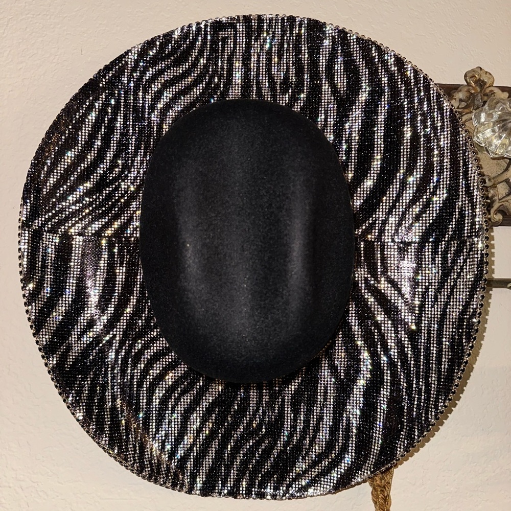 Bling bling Zebra Print Hat